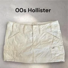 未使用 00s Hollister ローライズ カーゴスカート オフホワイト