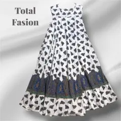 ノースリーブロングワンピース