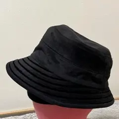高級マキシン maxim バケットハット 黒 55.5cm 帽子　ハット