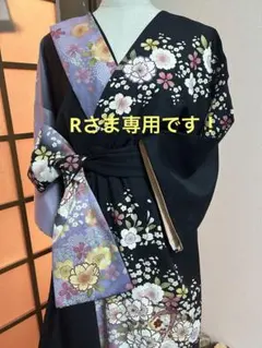 本加賀友禅 振袖 世界に一つの一点物 百貨店購入 パールトーン加工 題 