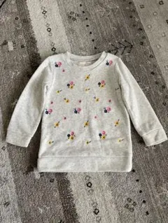 Chou Chou Mine 花柄刺繍 トレーナー