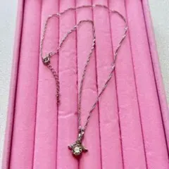 ネックレス レディース シルバー ダイヤモンド シンプル ギフト エレガント