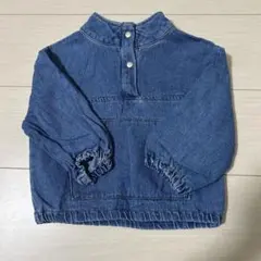 デニム長袖シャツ