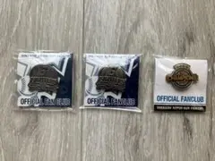 【ファンクラブ限定】ファイターズ ピンバッジ 優勝記念 3点セット