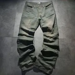 00s archive bleach black denim swag B系 - メルカリ