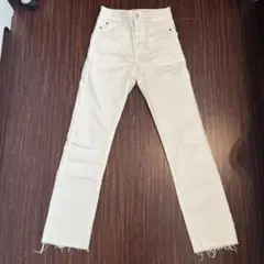 ZARA ホワイト ストレートデニム EUR 32