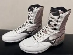 Mizuno ボクシングシューズ ハイカット ホワイト/グレーのサムネイル