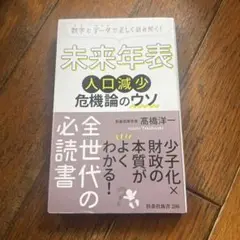 未来年表 人口減少危機論のウソ