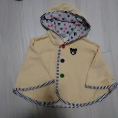 ミキハウス　ダブルビー　ポンチョ