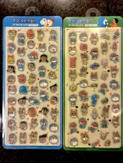 ドラえもん 3Dクリスタルステッカー 2枚セット　海外製