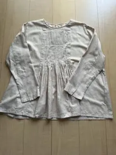 evam eva 長袖ブラウス ベージュのサムネイル
