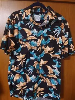 ボタニカル柄 半袖シャツ アロハシャツ