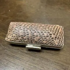 印鑑ケース　ベージュ系