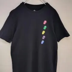 ローリングストーンズ×GU　コラボTシャツ リップロゴ　ブラック