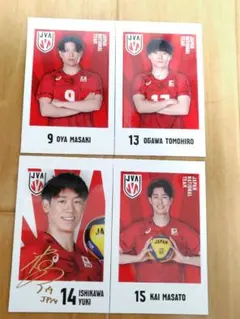 バレーボール 男子 日本代表 大宅 小川 石川 甲斐 キャラポトレ