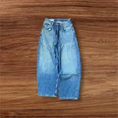 ZARA バギーデニムパンツ ブルー EUR38のサムネイル