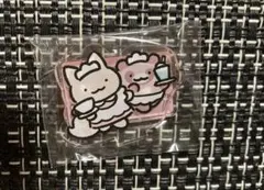 ホワイトタイガーとブラックタイガーカフェ きつね＆たぬきアクリルスタンド