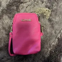 ALTROSE ピンク スマホショルダーバッグ