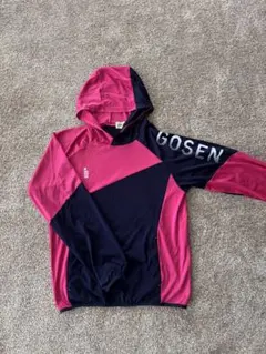 GOSEN フード付きウェア Sサイズ ピンク/ネイビー