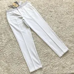 未使用 ROSASEN ロサーセン センタープレス 裏起毛 パンツ 白 88cm