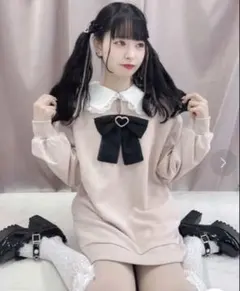 ROJITA ロングトレーナー ピンクのサムネイル