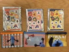 スンスン スシロー コラボ クリアポーチ＆シール　3種セット コンプリート