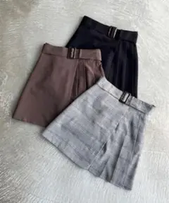 【マジェスティックレゴン】ベルトセットサイドプリーツスカパンのサムネイル