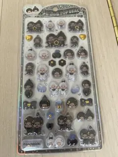 【まとめ割引あり】うるちゅるポップシール　モンチッチ　白黒