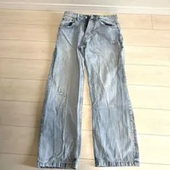 ZARA ライトブルーストレートデニム USA 31