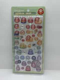 【訳あり品】ボンボンドロップシール 和柄　BONBON DROP だるま