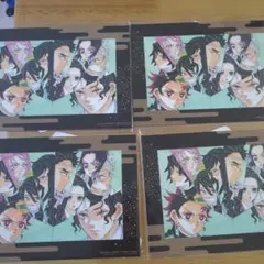 『映画特典』鬼滅の刃 ４枚セット（伊之助・玄弥・冨岡義勇・カナヲ）