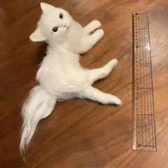 レイコ様専用　羊毛フェルト　白猫