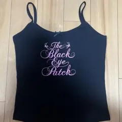 kiss the club rhinestone logo tank top - メルカリ
