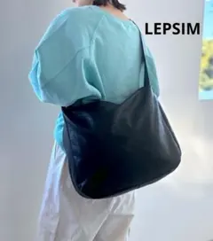 LEPSIM♥フェイクレザーソフト斜め掛けバッグ