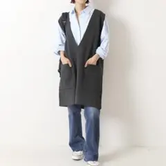 値下⭐︎Spick＆span ダブルフェイスニットベスト