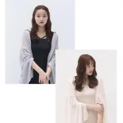 muguet angel drape sheer shirt 2色セットのサムネイル