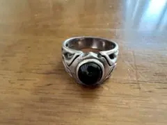 オニキス メンズ リング カレッジsilver925 19 シルバー 十字架 - メルカリ