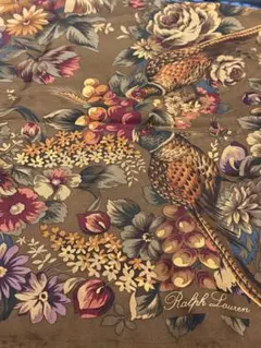 ラルフローレン雉柄 大判スカーフ