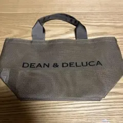 DEAN & DELUCA ディーン&デルーカ　メッシュトートバッグ　ゴールド
