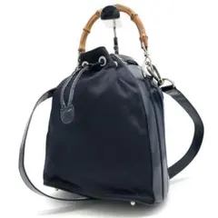 【極上美品✨】オールドグッチ バンブー 2way ハンドバッグ 巾着 ショルダー