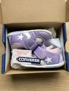 CONVERSE ベビーサンダル 紫　13.5cm