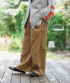 ニコアンド[be with M] Misayo ラクキリスウェットパンツ M