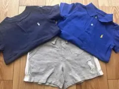 ラルフローレン ポロシャツとショートパンツセット