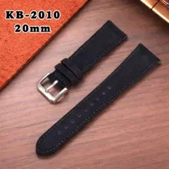 【新品】スエード バックスキン レザー 腕時計バンド 20mm KB-2010cのサムネイル