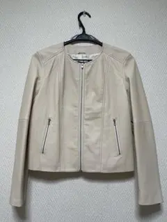 ✨極美品ベージュ 羊革レザージャケット✨