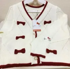 【完売品】 人気 サンリオ ハローキティ ニットカーディガン 長袖 M L