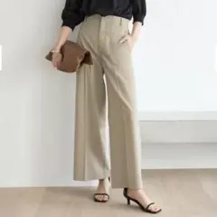 UNFILO 2024SS ワイドパンツ　XS ベージュ