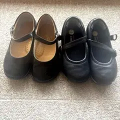 ファミリア　レザー　17 アシックス、レザーシューズ 16.5 お受験　通塾用