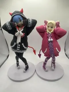 一番くじ　リゼロ　レム　ベアトリス　フィギュア　セット