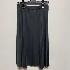 セシール　ロング　プリーツスカート　グレー系　ウエスト58〜64 サイズSのサムネイル